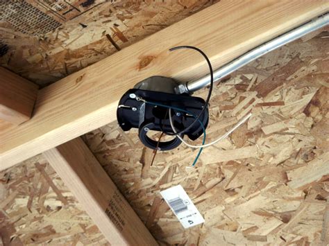 how to mount an electrical box on a beam ceiling|attaching box to steel beam.